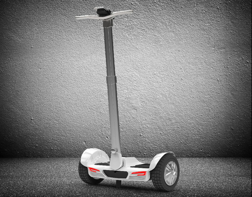 Colorful 10 Inch Handle Balance Stand Up Electric Scooter With Brushless Motor